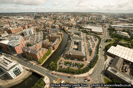 Aerial view of Leeds